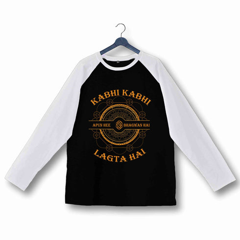 4 TV Series Kabhi Kabi Lagta Hai Apun hi Bhagwan Hai Custom Printed Graphic Design Raglan T-Shirt for Women